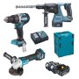 Makita DLX3119TJ KIT SET COMPLETO DI MACCHINE A BATTERIA 18V