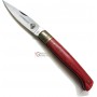 SCOFT KNIFE BOTZ LA PARANZA RED WOODEN HANDLE CM. 22