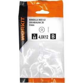 RONDELLE PIANE GREMBIALINA 3D INOX A2 MM 8x24 S. MM 2 PZ. 9