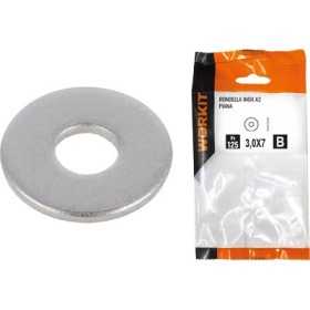 RONDELLE PIANE INOX A2 MM. 5x10 MM. 1 PZ. 105
