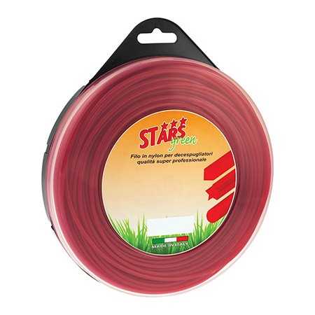 FILO PER DECESPUGLIATORE QUADRO CORALLO MM. 4,0 MT. 30