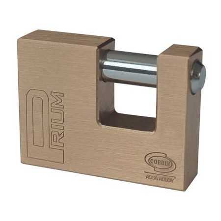 YALE CORBIN LUCCHETTO RETTANGOLARE IN OTTONE CHIAVI 2 MM. 90