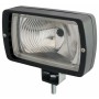 Faro lavoro alogeno rettangolare per carrelli elevatori trattori motpale 168x100 mm.