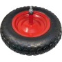 RUOTA PNEUMATICA PER CARRIOLA 3.50x8 DISCO METALLO ASSE MM.