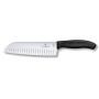 VICTORINOX COLTELLO DA CUCINA SANTOKU CLASSIC MANICO NERO LAMA