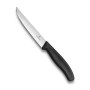 VICTORINOX Set 6 Coltelli Bistecca M/Nero lama liscia