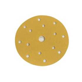 ABRA BETA DISCO ABRASIVO RESINATO CORINDONE VELCRATO CON 15 FORI MM. 150 GR. 220 conf. 100