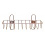 GRILLED SHELF FOR BATH IN CHROME STEEL cm 30x15h.