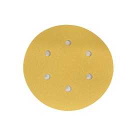 ABRA BETA DISCO ABRASIVO RESINATO CORINDONE VELCRATO CON 6 FORI MM. 150 GR. 120 conf. 100