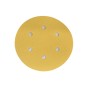ABRA BETA DISCO ABRASIVO RESINATO CORINDONE VELCRATO CON 6 FORI MM. 150 GR. 220 conf. 100