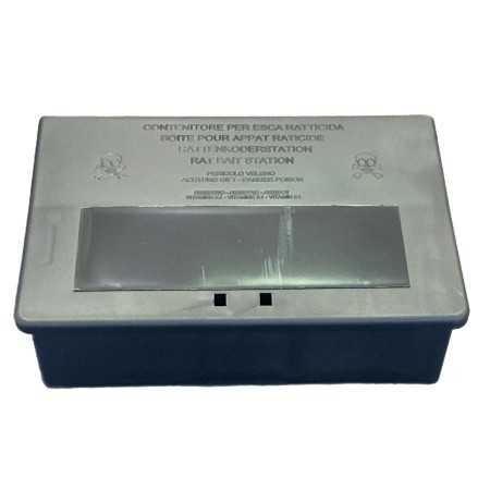 CONTENITORE MIDI CON CHIAVE PER ESCHE TOPICIDA CM. 20X13,5x6