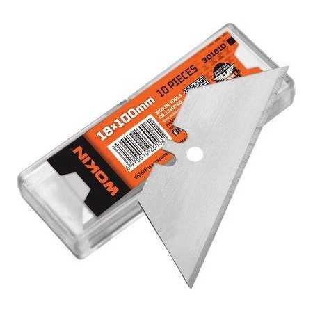 LAME PER CUTTER A TRAPEZIO FORATA GRANDE MM. 61x19 PZ. 10