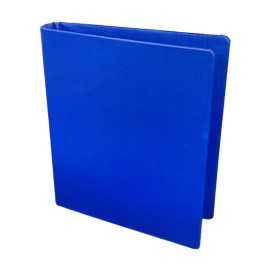 RACCOGLITORE EUROPA PER FOGLI CON 4 ANELLI BLU CM. 23x20