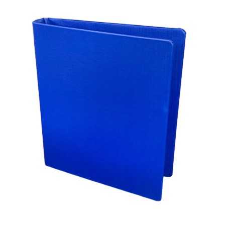 RACCOGLITORE EUROPA PER FOGLI CON 4 ANELLI BLU CM. 23x20