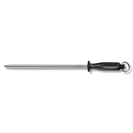 VICTORINOX ACCIAINO TONDO PER MACELLAIO MANICO NERO CM. 30