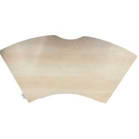 TOP PIANO IN LEGNO DI FAGGIO PER SCRIVANIA Cm. 158x75x3