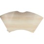 TOP PIANO IN LEGNO DI FAGGIO PER SCRIVANIA Cm. 158x75x3