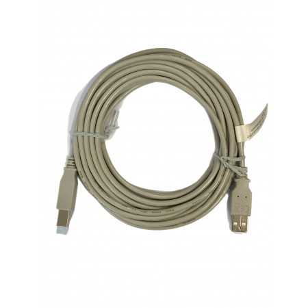 DIGITUS CAVO USB 2.0 CONNETTORI A-B SCHERMATO COLORE GRIGIO MT. 5