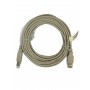 DIGITUS CAVO USB 2.0 CONNETTORI A-B SCHERMATO COLORE GRIGIO MT. 5