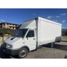Iveco Daily 35.12 turbo centinato alza e bassa cassone cm. 470x220