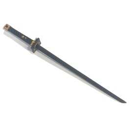 COLTELLO NINJA TAGLIACARTE APRI BUSTE IN METALLO CM. 17