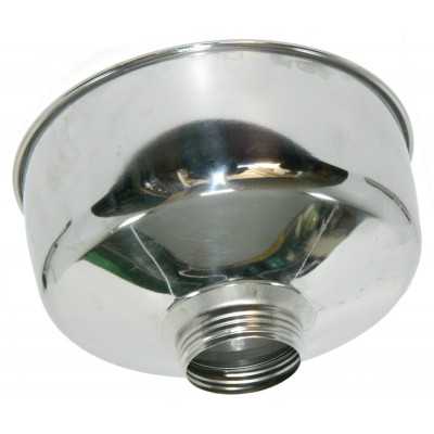 OMRA STAINLESS STEEL FUNNEL CM. 22 WITH LARGE SCREW FOR OMRA