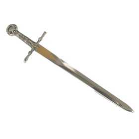 COLTELLO PAPAL TAGLIACARTE APRI BUSTE IN METALLO CM. 20