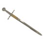 COLTELLO PAPAL TAGLIACARTE APRI BUSTE IN METALLO CM. 20