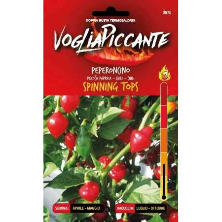 VOGLIA PICCANTE SEMI DI PEPERONCINO PICCANTE SPINNING TOPS