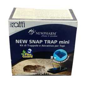 NEWPHARM NEW SNAP TRAP MINI TRAPPOLA PER TOPI CON ATTRATTIVO