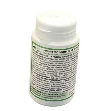 NEWPHARM LARVMETH COMPRESSE LARVICIDA ANTIZANZARE IN COMPRESSE EFFERVESCENTI GR. 20