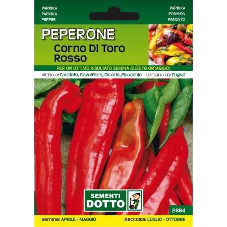 SEMI DI PEPERONE CORNO DI TORO ROSSO
