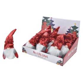GNOMO PER ADDOBBO NATALIZIO CM. 8x22 DI COLORE ROSSO