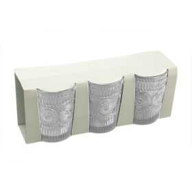 SET 6 BICCHIERI DI VETRO M.T04 TRASPARENTE ML. 300