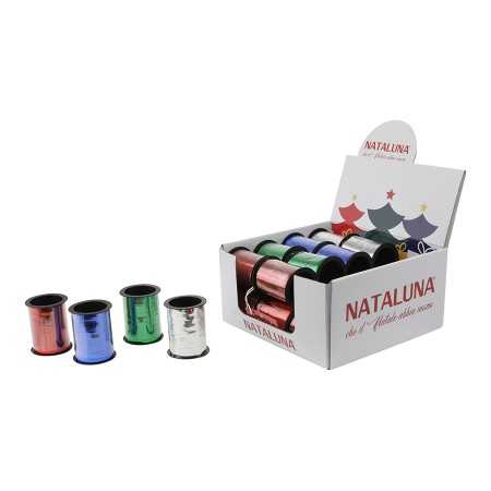 NATALUNA ROCCHETTO NASTRO COLORE ASSORTITI mm. 5x20mt.