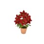 STELLA NATALE PER DECORAZIONE NATALIZIO M.19-049-4 COLORE ROSSO