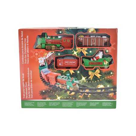 TRENINO A BATTERIA PER ALBERO DI NATALE CON LUCI E SUONI 622754W