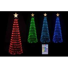 ALBERO POP UP LUMINOSO 166 LED TRASFORMATORE CON TELECOMANDO