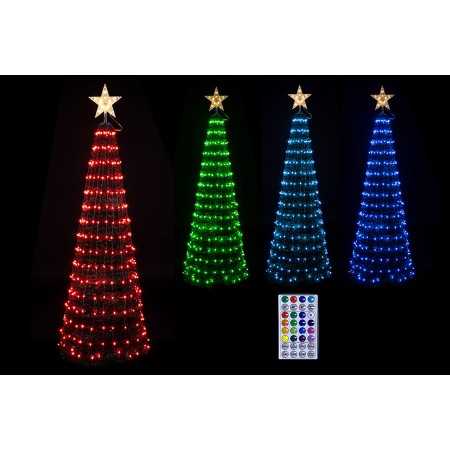 ALBERO POP UP LUMINOSO 166 LED TRASFORMATORE CON TELECOMANDO