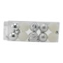 BOX 10 SFERE PALLINE DI NATALE CM. 4 DECORO LUCIDO/MAT COLORE
