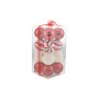 BOX 16 SFERE PALLINE DI NATALE CM. 8 DECORO LUCID/MAT COLORE