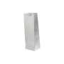 BUSTA REGALO PORTA BOTTIGLIA GR. 210 CM. 12x36x10 COLORE ARGENTO