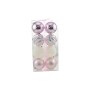 BOX 8 SFERE PALLINE DI NATALE CM. 10 DECORO LUCIDO/MAT COLORE