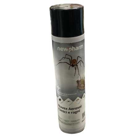 NEWPHARM NUVEX AEROSOL INSETTICIDA SPRAY CONTRO CIMICI E RAGNI ML. 600
