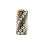 SET 100 PEZZI SFERE PALLINE PER ALBERO DI NATALE CM. 8 COLORI