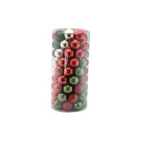 SET 100 PEZZI SFERE PALLINE PER ALBERO DI NATALE CM. 8 COLORI