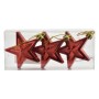 SET 3 PZ APPENDENDINO NATALIZIO A FORMA DI STELLA CM. 14,5x3x7