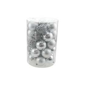 SET 34 PEZZI SFERE PALLINE PER ALBERO DI NATALE CM. 8 COLORE
