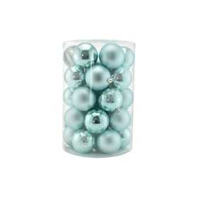 SET 34 PEZZI SFERE PALLINE PER ALBERO DI NATALE CM. 8 COLORE