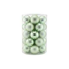 SET 34 PEZZI SFERE PALLINE PER ALBERO DI NATALE CM. 8 COLORE